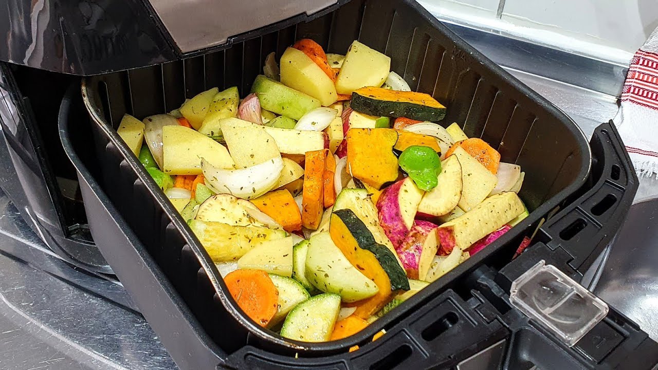 Cozinhando legumes na Air Fryer